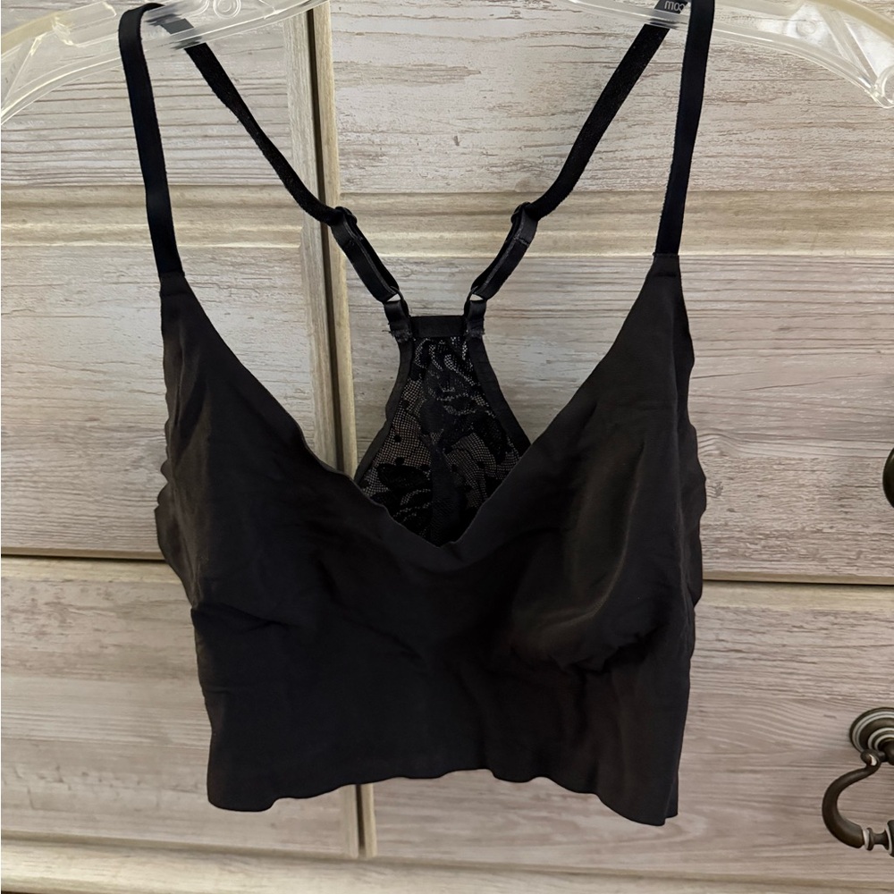 Victoria's Secret Black Satin Bralette